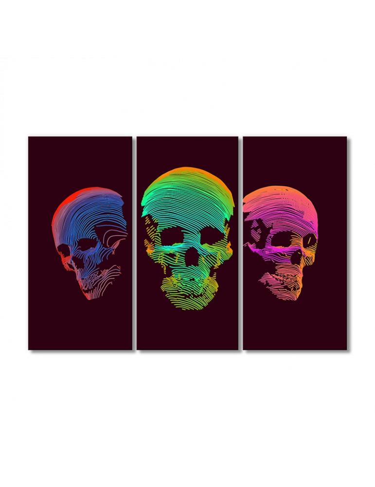 Картина модульная Спутники смерти 3 модуля 70x105 см