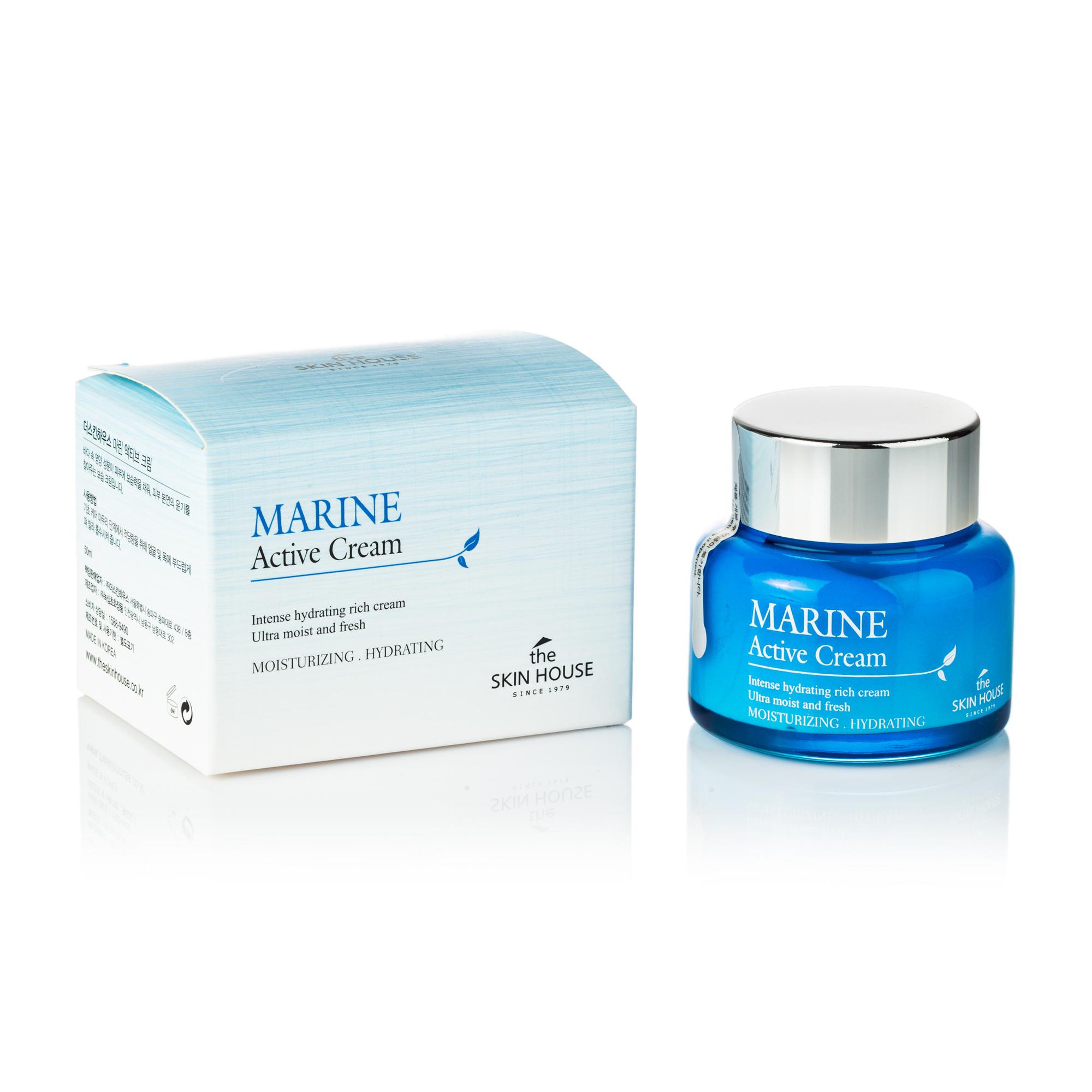 Крем увлажняющий для лица The Skin House Marine Active Cream с керамидами 50 мл