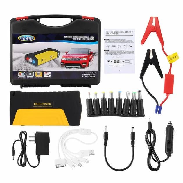 Пусковий пристрій для акумулятора Jump Starter Power Bank 50800 mAh - фото 2 Пусковий пристрій для акумулятора Jump Starter Power Bank 50800 mAh - фото 2