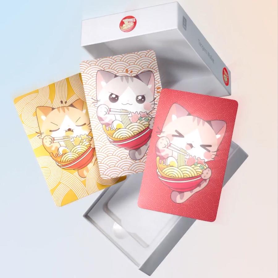 Криптокошелек Tangem 2.0 Wallet Ramen Cat Collection 3 шт. - фото 2 Криптокошелек Tangem 2.0 Wallet Ramen Cat Collection 3 шт. - фото 2