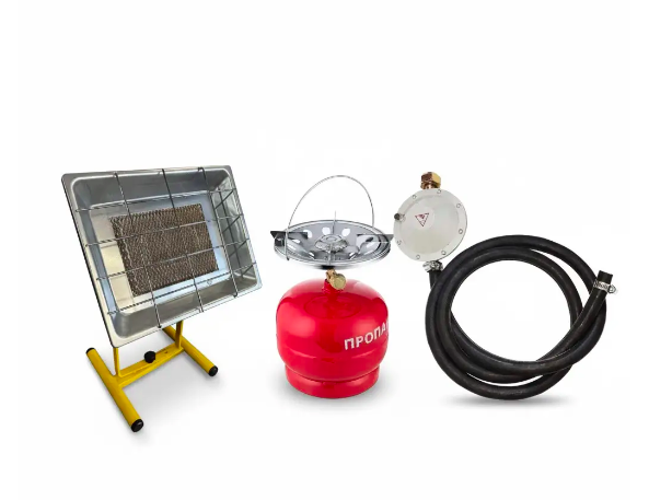 Газовий обігрівач з балоном Orgaz SB-650 на ніжці 3 м шланг редуктор 2,9 кВт (2477039999)