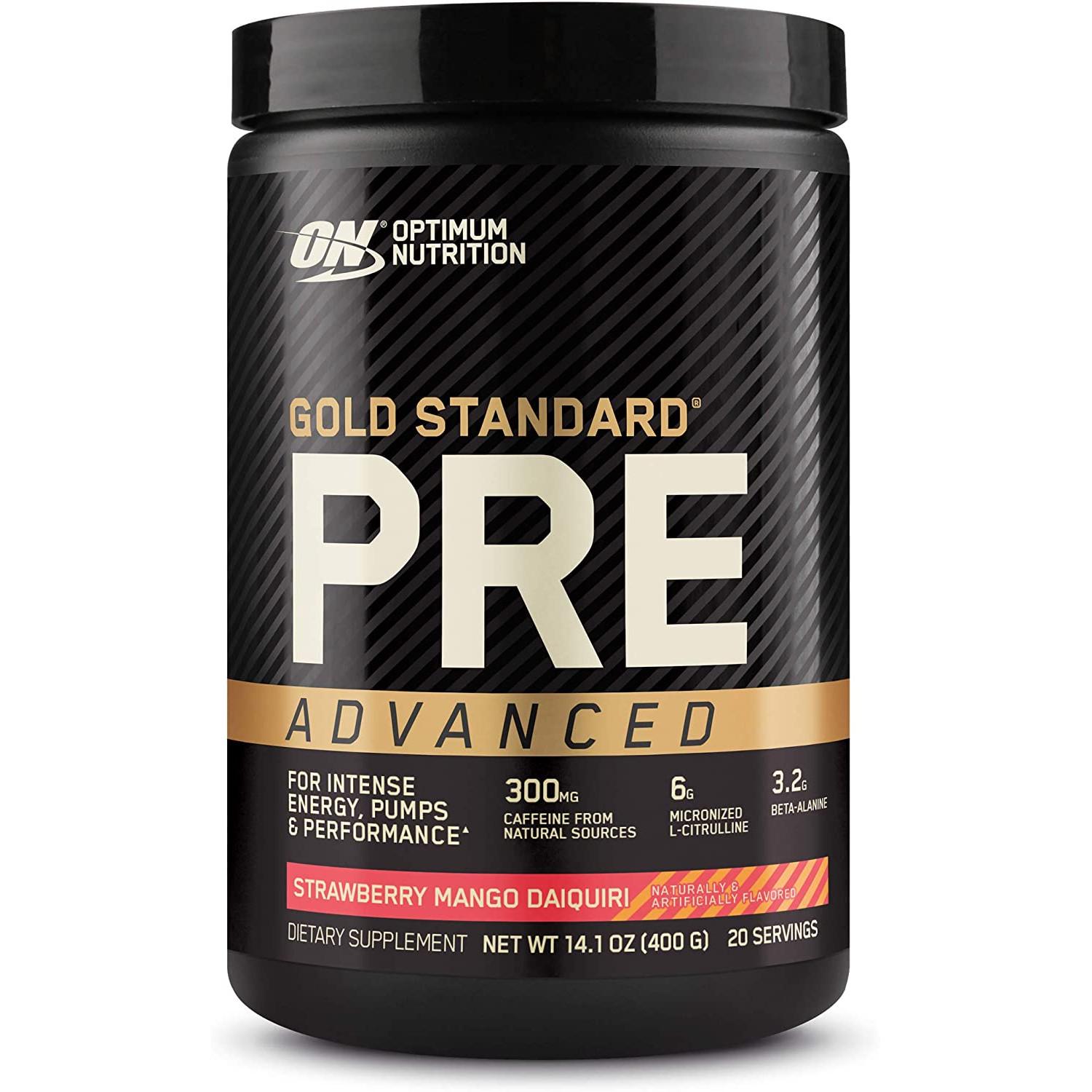 Предтренировочный комплекс Optimum Nutrition gold Standard Pre Advanced 400 г Strawberry/Mango
