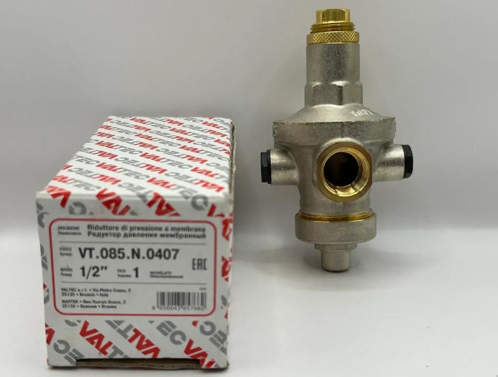 Редуктор давления мембранный Valtec VT.085 от 1 до 7 бар 1/2" (VT.085.N.0407) - фото 2