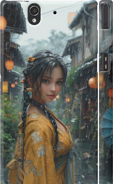 Чехол на Sony Xperia Z C6602 Anime-girl (6133m-40-42517)