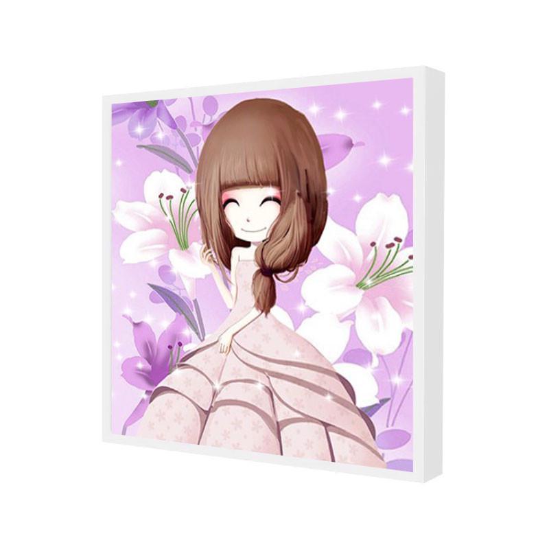 Алмазная мозаика Lesko DIY 1011 "Девочка Весна" Алмазная мозаика Lesko DIY 1011 "Девочка Весна"