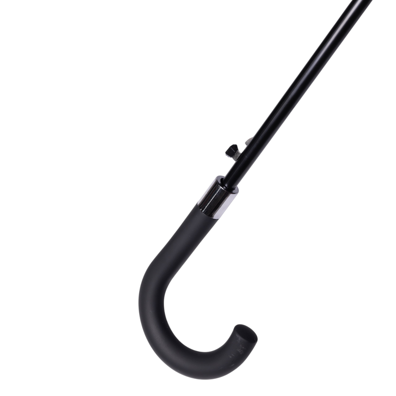 Зонт трость складной полуавтомат купол 16 спиц d 116 см Черный (HP-23-5) - фото 9