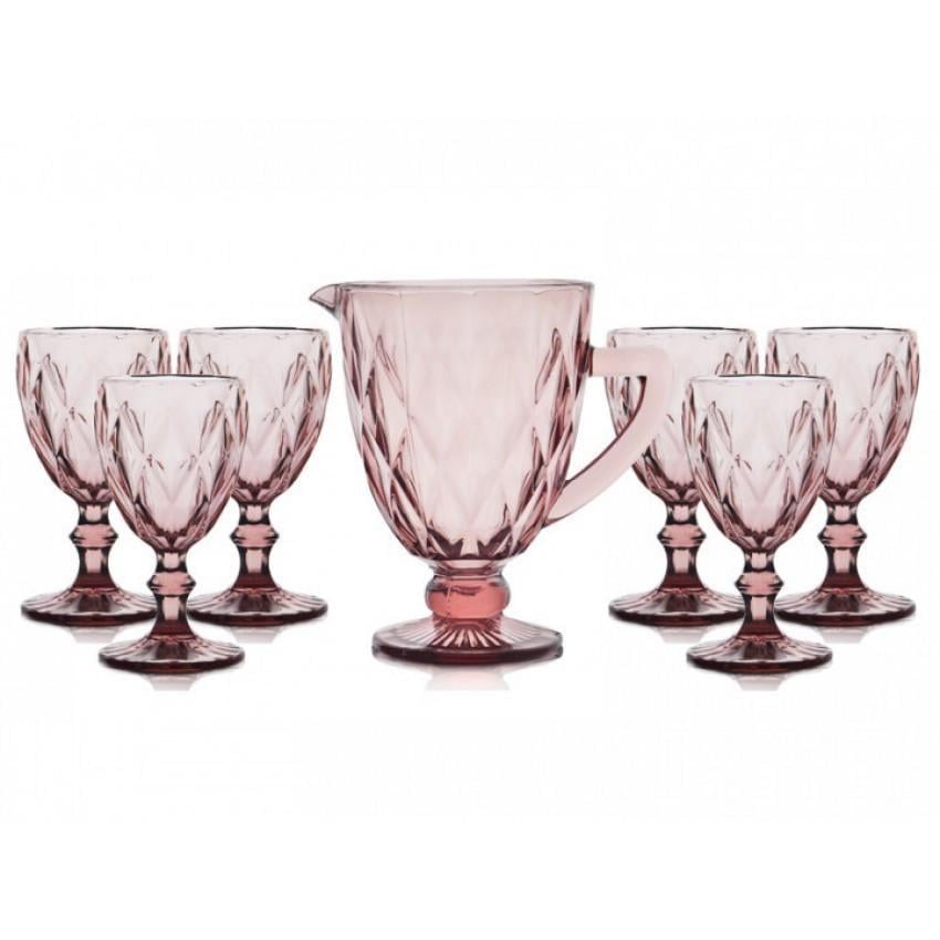 Набор для напитков Olens ACT-DKC5015B 7 пр. Розовый изумруд (1403128271) - фото 1 Набор для напитков Olens ACT-DKC5015B 7 пр. Розовый изумруд (1403128271) - фото 1