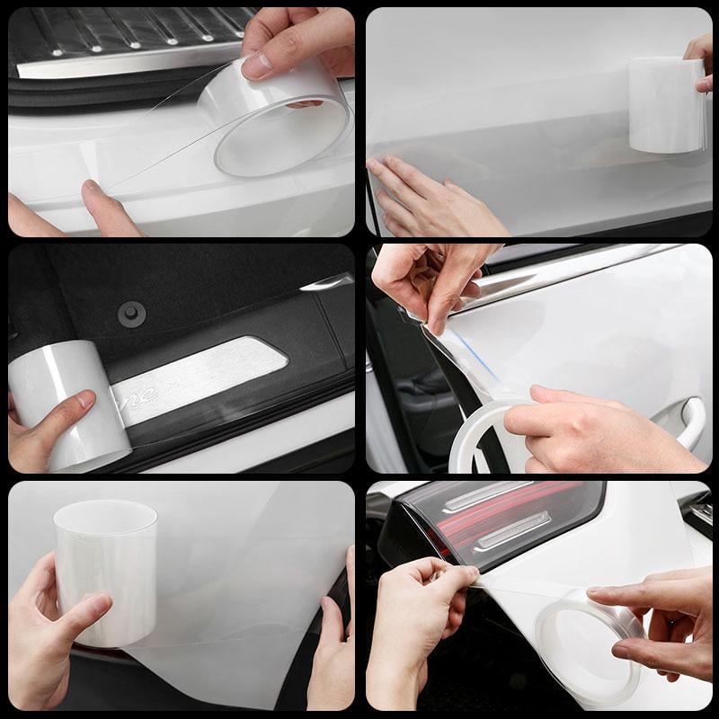 Бронепленка защитная для автомобильных порогов и кузова 5 м х 100 мм (13535035) - фото 5