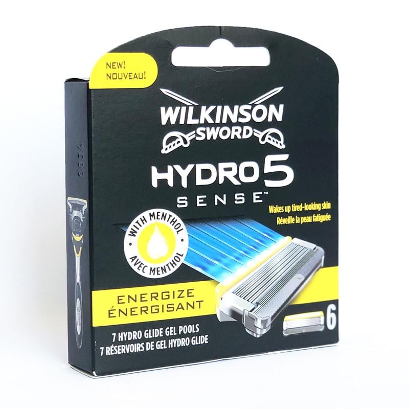 Картриджі для гоління Wilkinson Sword Schick Hydro 5 Sense Energize 6 шт