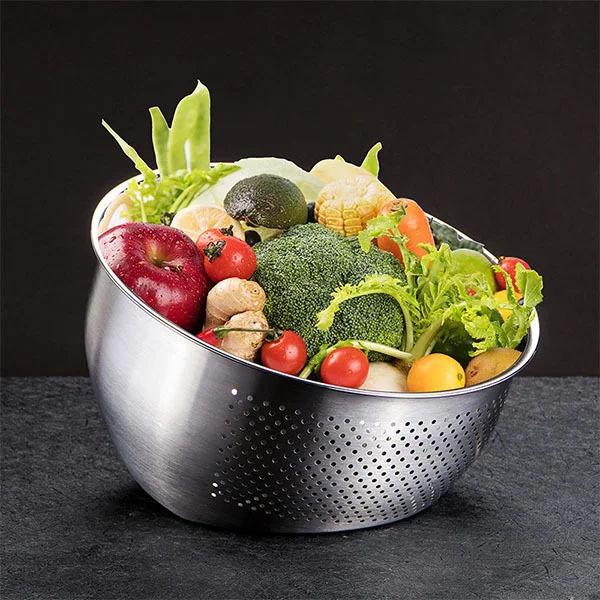 Миска-друшляк 26x12,8 см 4,5 л (C01690) - фото 2