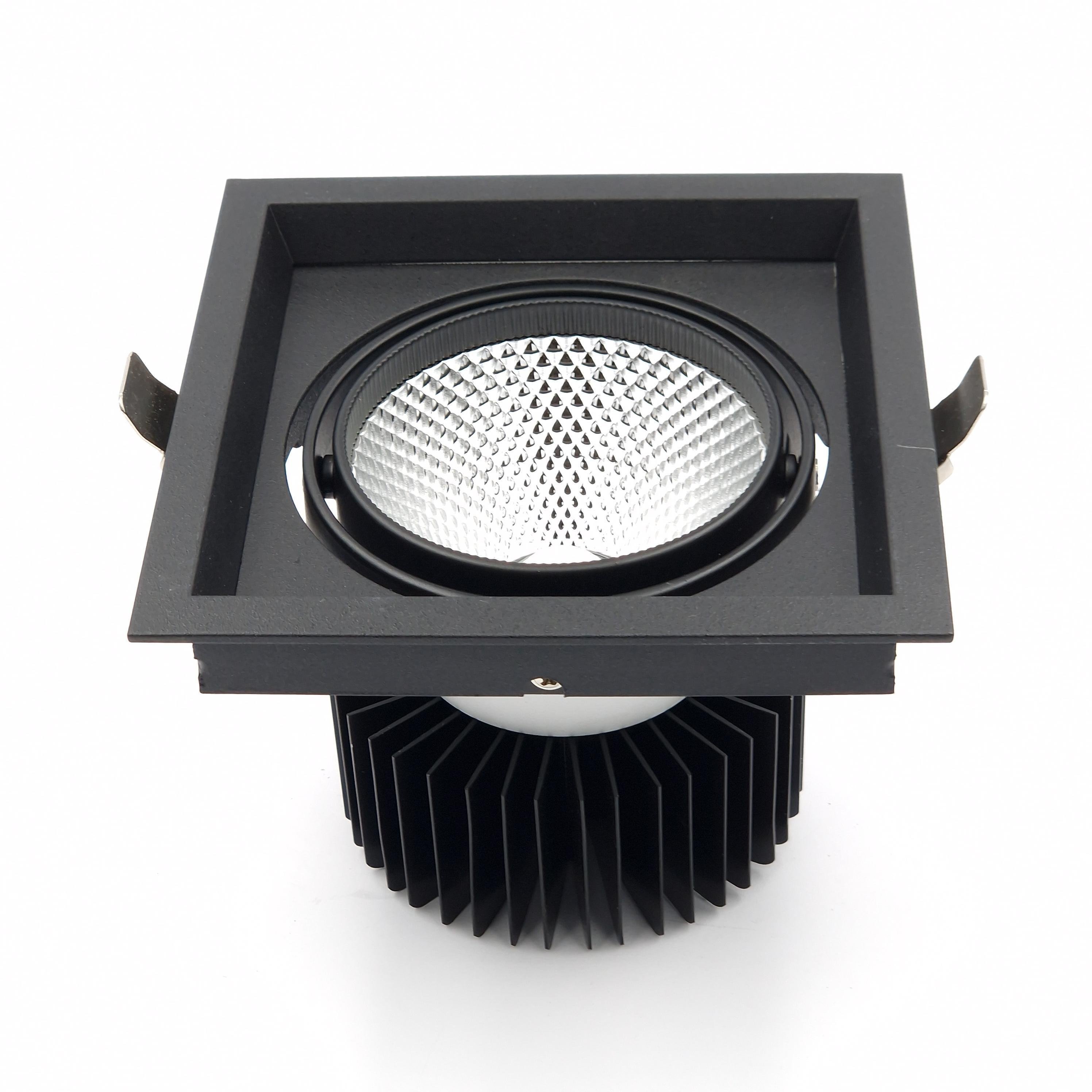 Светильник точечный врезной Light Club 30 Вт 4000 К Черный (LC-14-1-30-4-BK) - фото 4