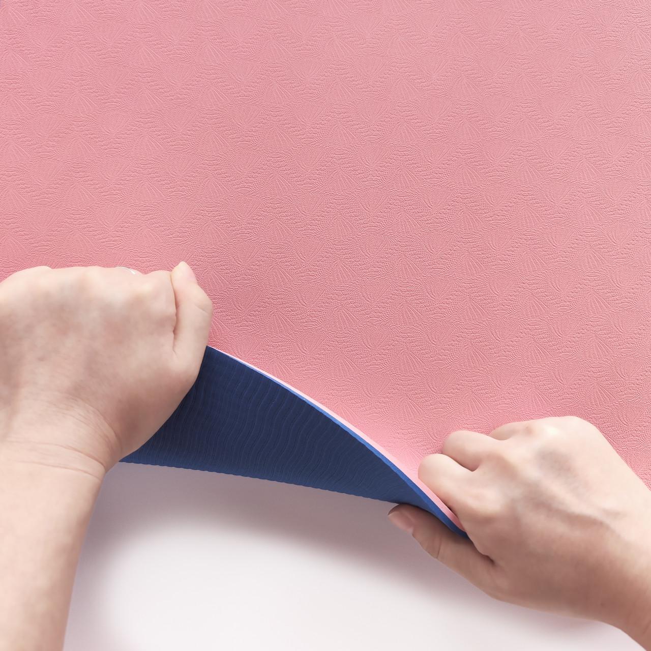 Коврик для фитнеса и йоги Gemini Pro GE-6LBLO TPE/TC 6 мм (14729321) - фото 4 Коврик для фитнеса и йоги Gemini Pro GE-6LBLO TPE/TC 6 мм (14729321) - фото 4