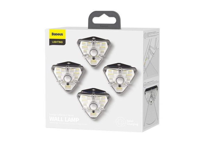 Прожектор із сонячною батареєю Baseus Solar Energy Human Body Induction Wall Lamp DGNEN-B01 - фото 6 Прожектор із сонячною батареєю Baseus Solar Energy Human Body Induction Wall Lamp DGNEN-B01 - фото 6