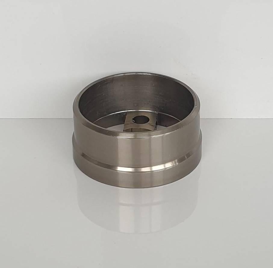 Стіновий фланець система коло для алюмінієвих перил Ø 50 мм Шампань