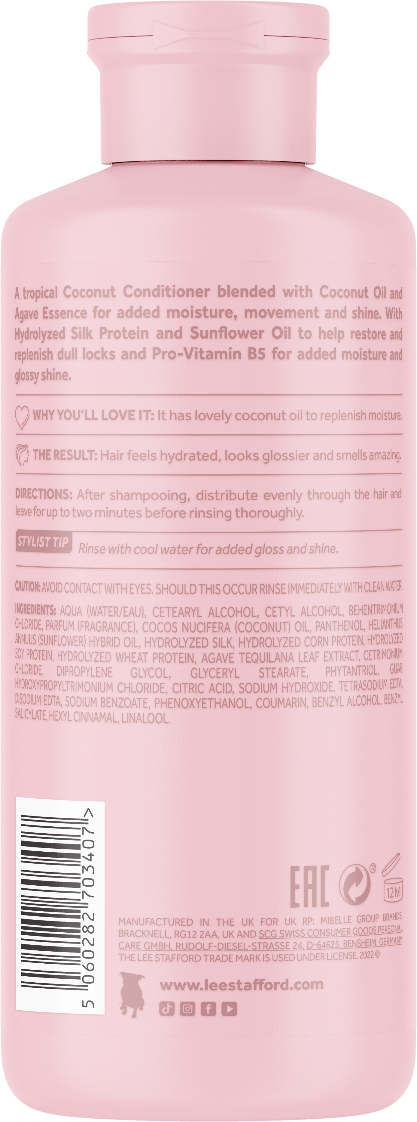 Кондиціонер для блиску з кокосовим маслом Coco Loco Shine Conditioner 250 мл (LS3407) - фото 2 Кондиціонер для блиску з кокосовим маслом Coco Loco Shine Conditioner 250 мл (LS3407) - фото 2