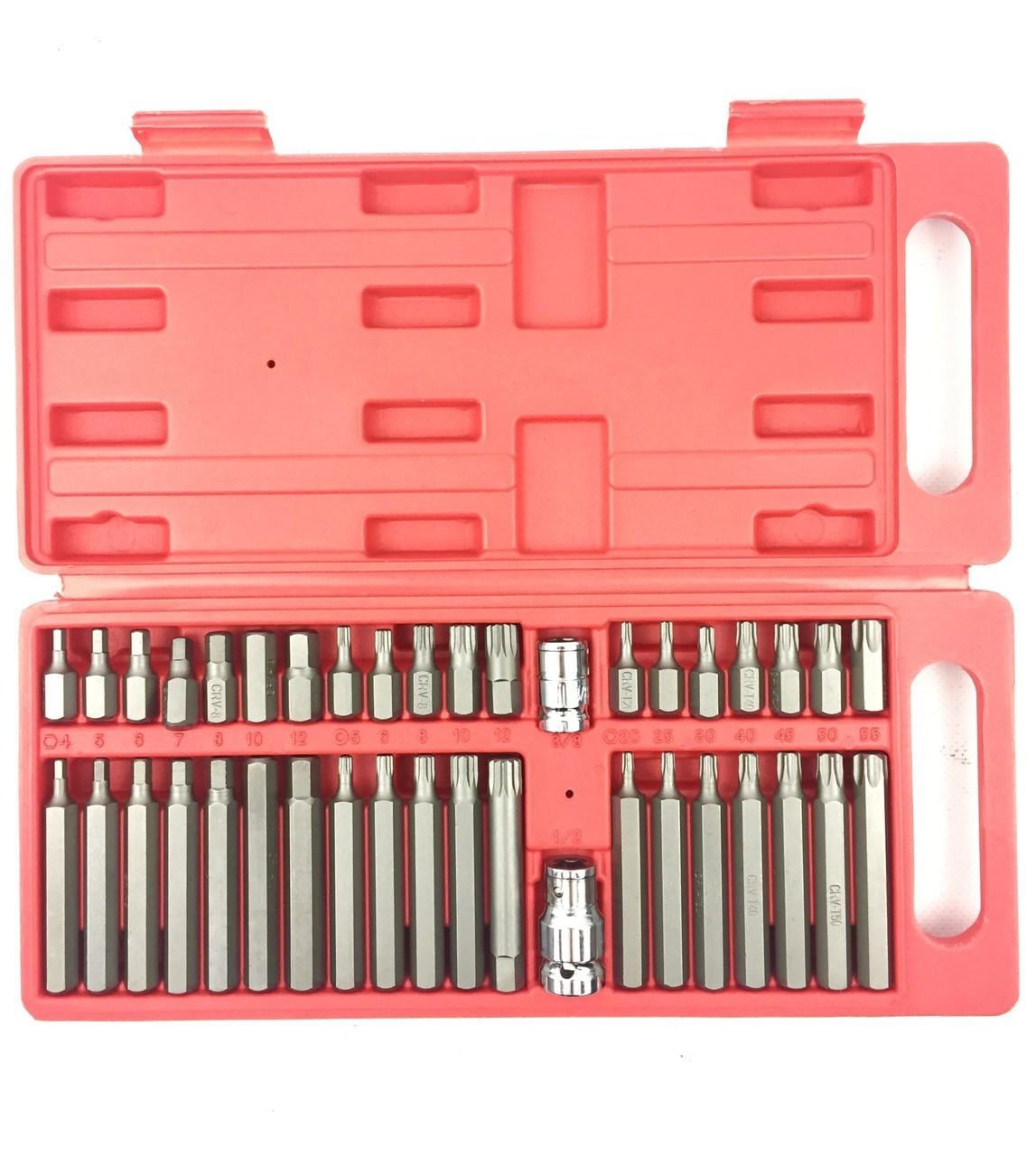 Набір біт TORX SPLINE HEX RedFox 40 шт. (10444)