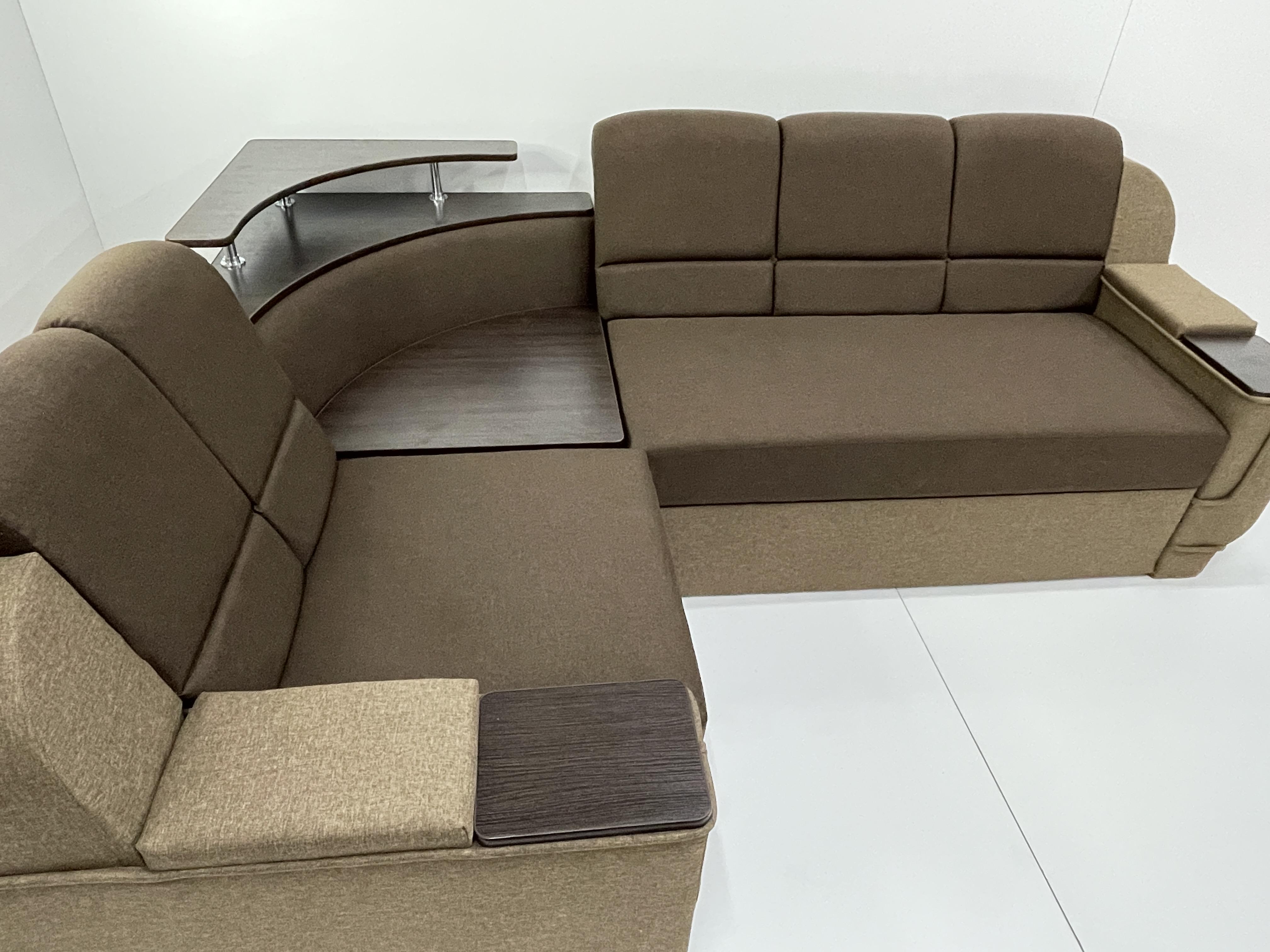 Диван кутовий Меркурій 255х185 см Коричневий - фото 3