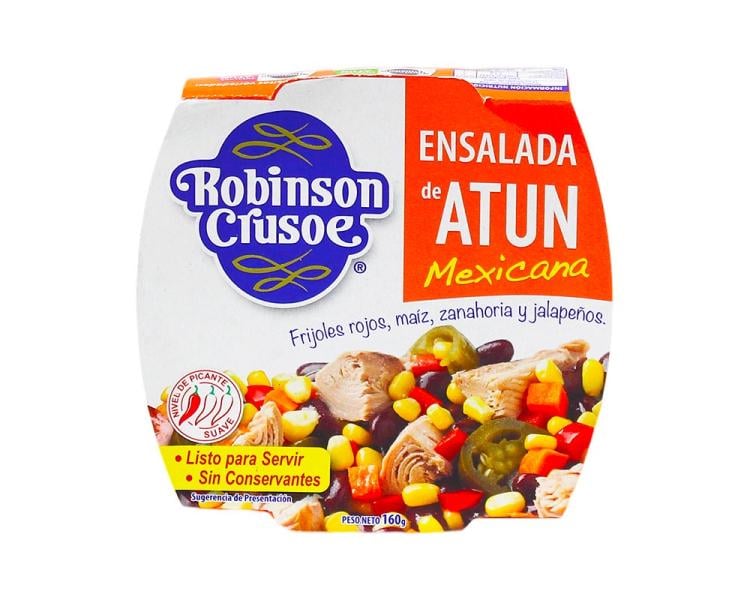 Салат з тунцем Robinson Crusoe Ensalda Atun Mexicana 160 г