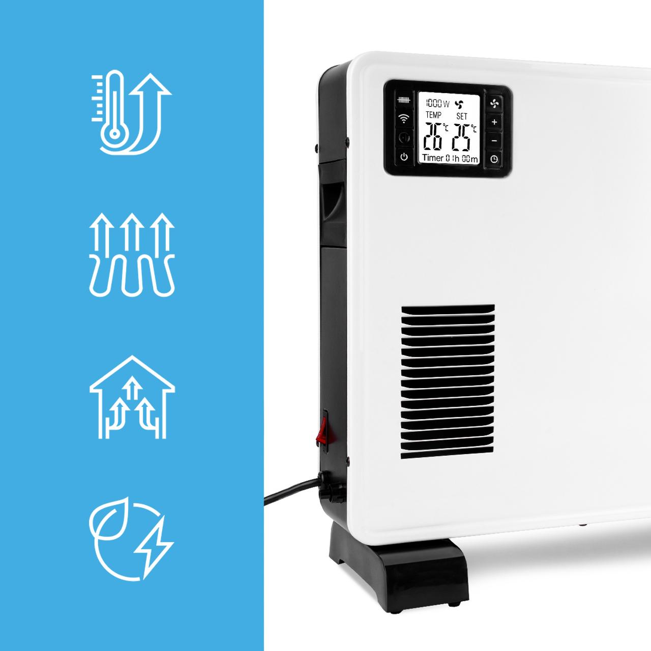 Конвектор електричний Maltec CH3500DW 2300 Wifi керування через телефон з дисплеєм Білий - фото 6 Конвектор електричний Maltec CH3500DW 2300 Wifi керування через телефон з дисплеєм Білий - фото 6