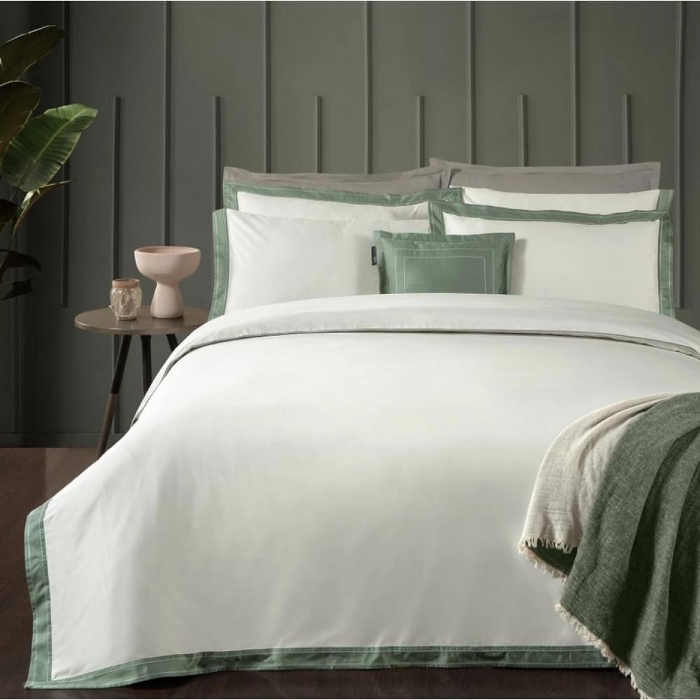Комплект постільної білизни Sarev Layana yesil сатин делюкс 500TC євро (2000022283051)