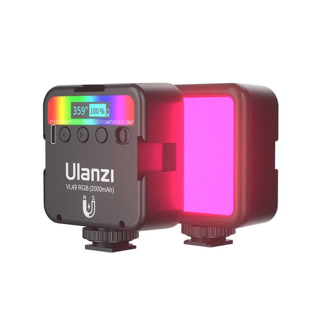 Світло накамерне LED RGB Ulanzi VL49 RGB (2816867680) - фото 2 Світло накамерне LED RGB Ulanzi VL49 RGB (2816867680) - фото 2