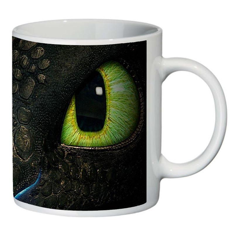 Кружка с принтом SuperCup Как приручить Дракона (SC-Беззубик18)