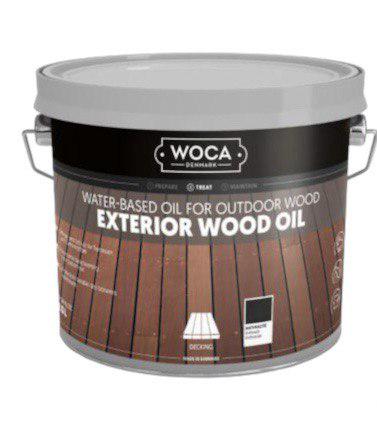 Масло для деревянных терра WOCA Exterior wood Oil Anthracite 2,5 л с Антрацитовый (17537793)