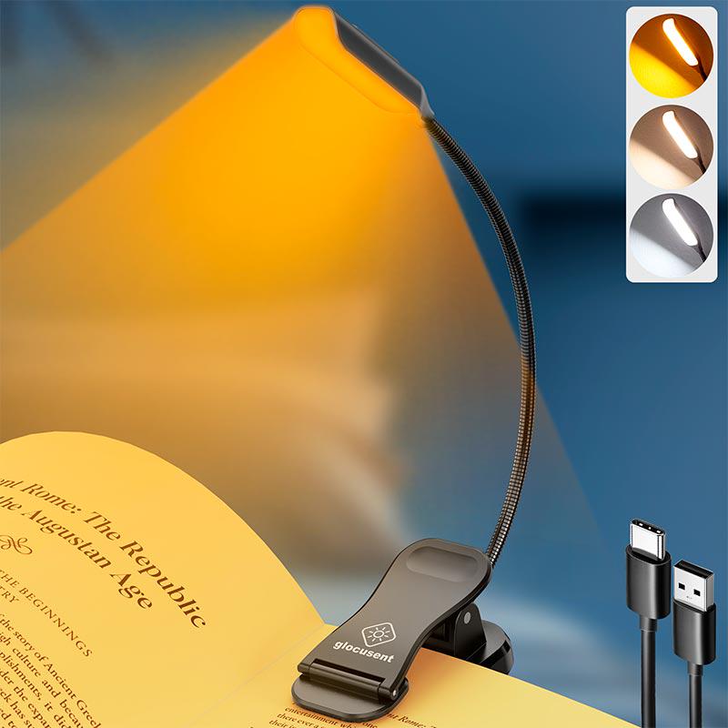 Лампа Glocusent Mini clip-on book light A11 1800/3400/6000K 80h Черный (595908) - фото 4 Лампа Glocusent Mini clip-on book light A11 1800/3400/6000K 80h Черный (595908) - фото 4
