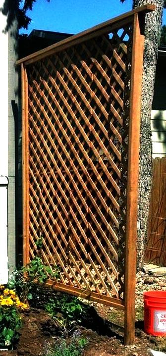 Шпалера садовая из дерева Дуала Мускат (ШПЛ-000207)