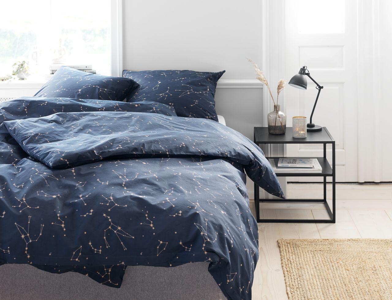 Комплект постельного белья пододеяльник 200х220 наволочка 50х75 см 2 шт. Синий - фото 3