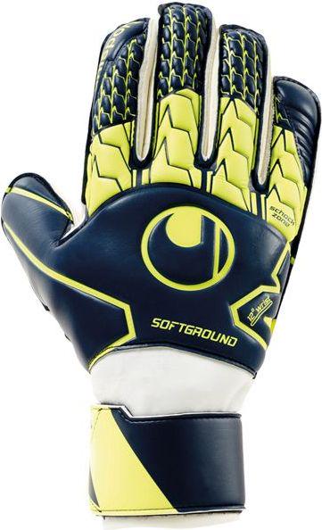 Воротарські рукавиці Uhlsport SOFT RF 1011104 01 р. 7,5 Синьо-жовто-білий