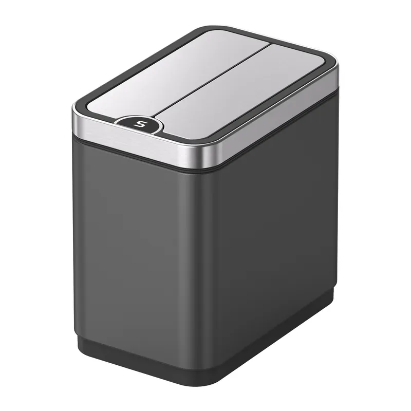Відро для сміття KOER TC-020112-07 12 л з сенсорне прямокутне Графіт (KR5583)