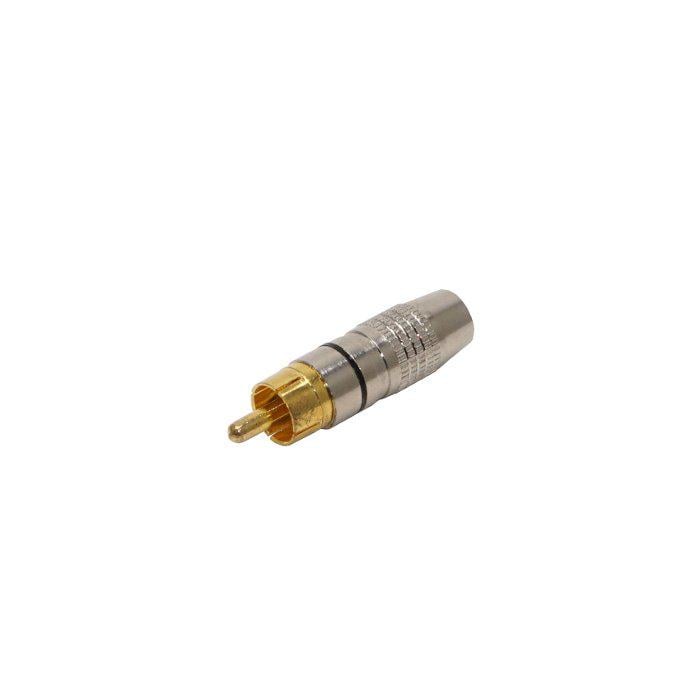 Штекер RCA 1 полоса Черный (A153039) Штекер RCA 1 полоса Черный (A153039)