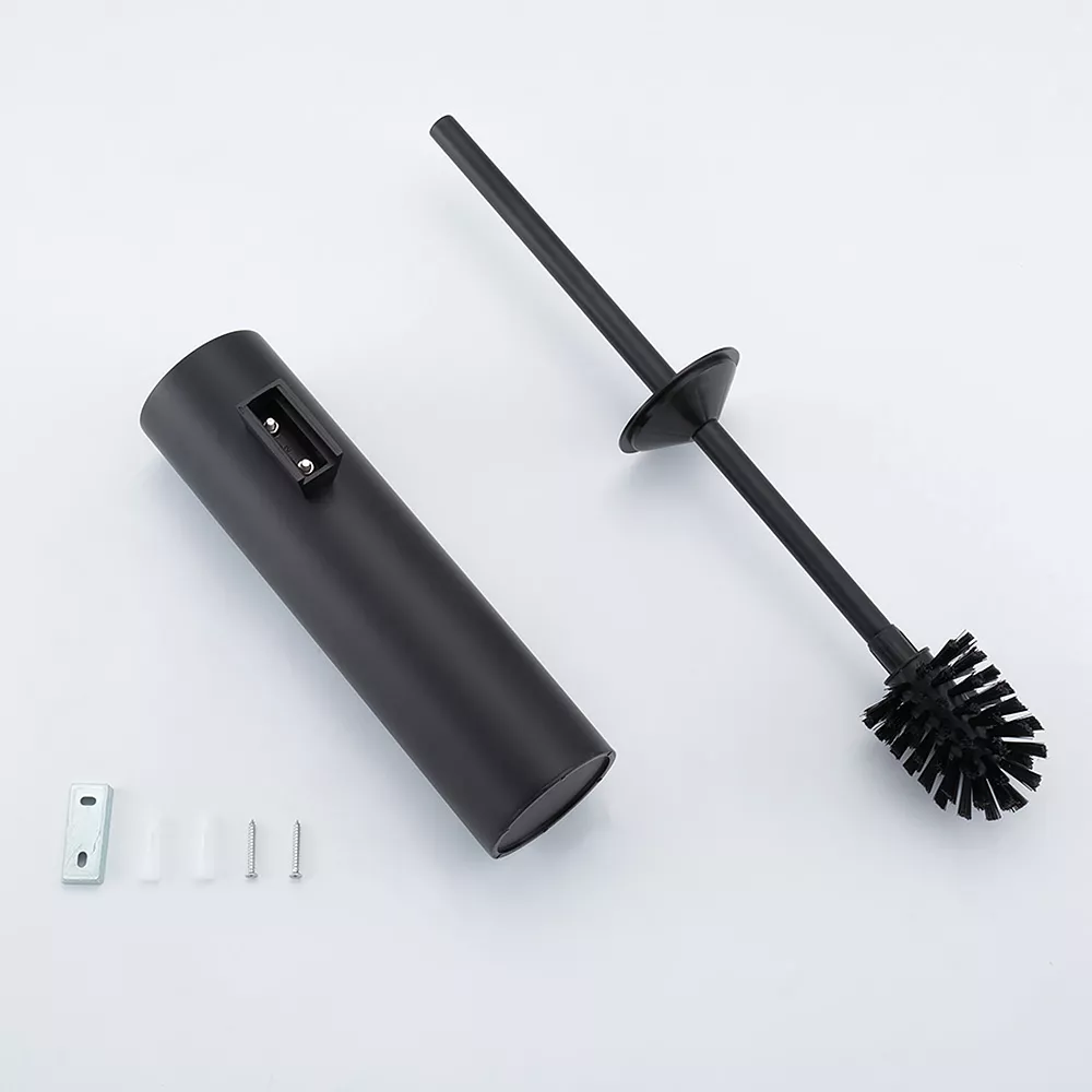 Щетка для унитаза GAPPO G903-6 настенный скрытый монтаж Черный (SQ-1047638) - фото 3