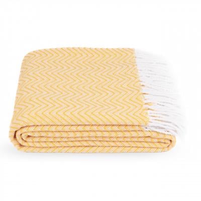 Плед віола 140х200 см Жовтий - фото 1 Плед віола 140х200 см Жовтий - фото 1