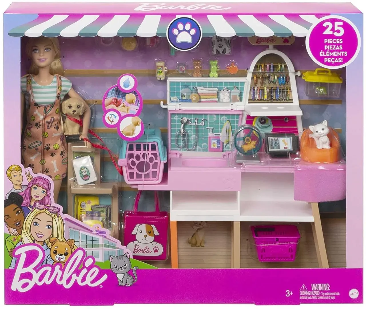 Набір Barbie Mattel Все для домашніх улюбленців (GRG90) - фото 1