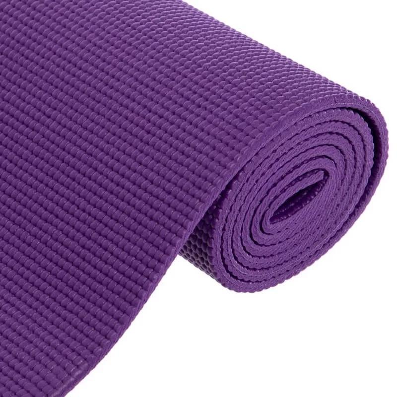 Коврик для йоги и фитнеса Power System PS-4014 PVC Fitness Yoga Mat Purple 173х61х0,6 см (15272633) - фото 4