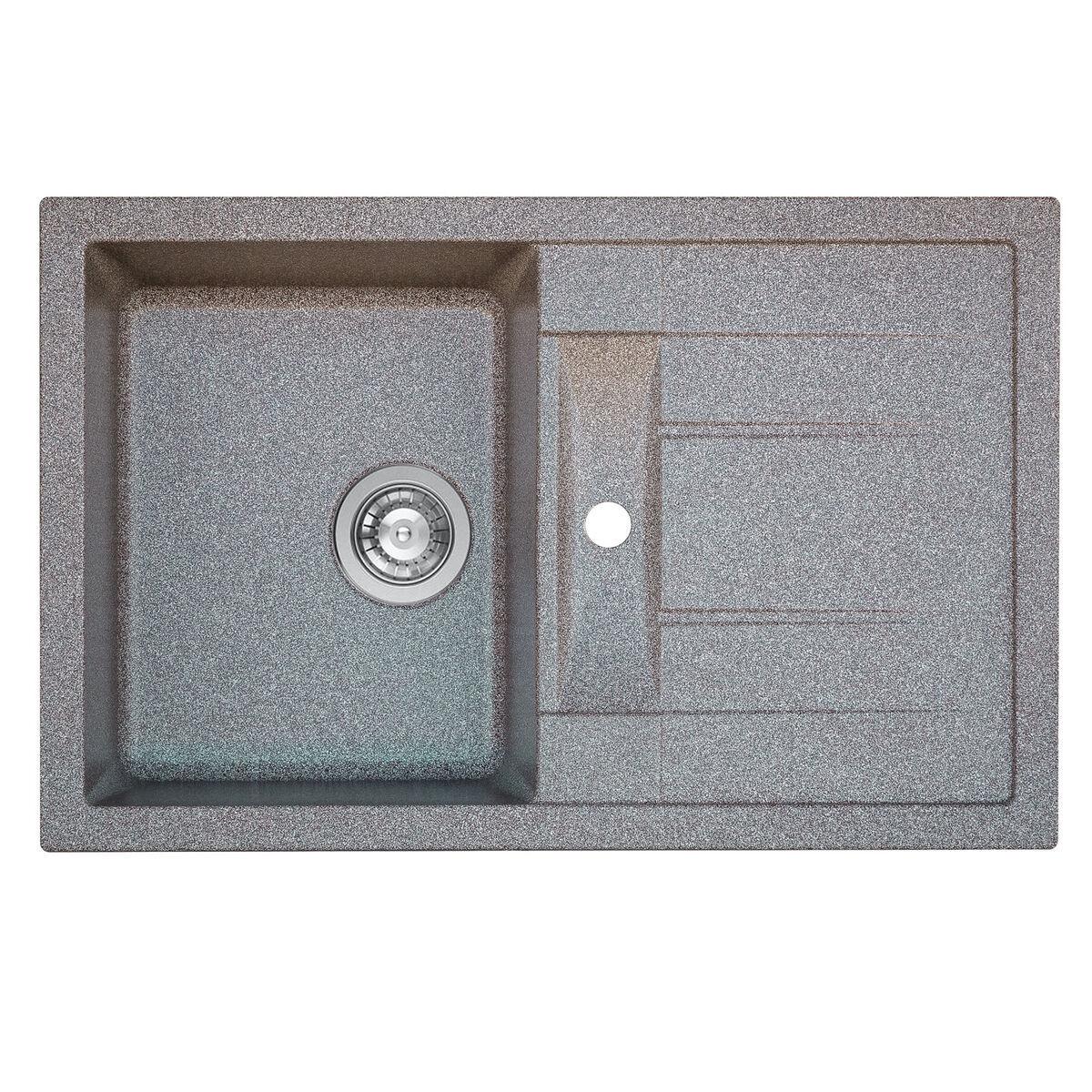Мойка для кухни Platinum 7850 Troya Микс гранит матовый