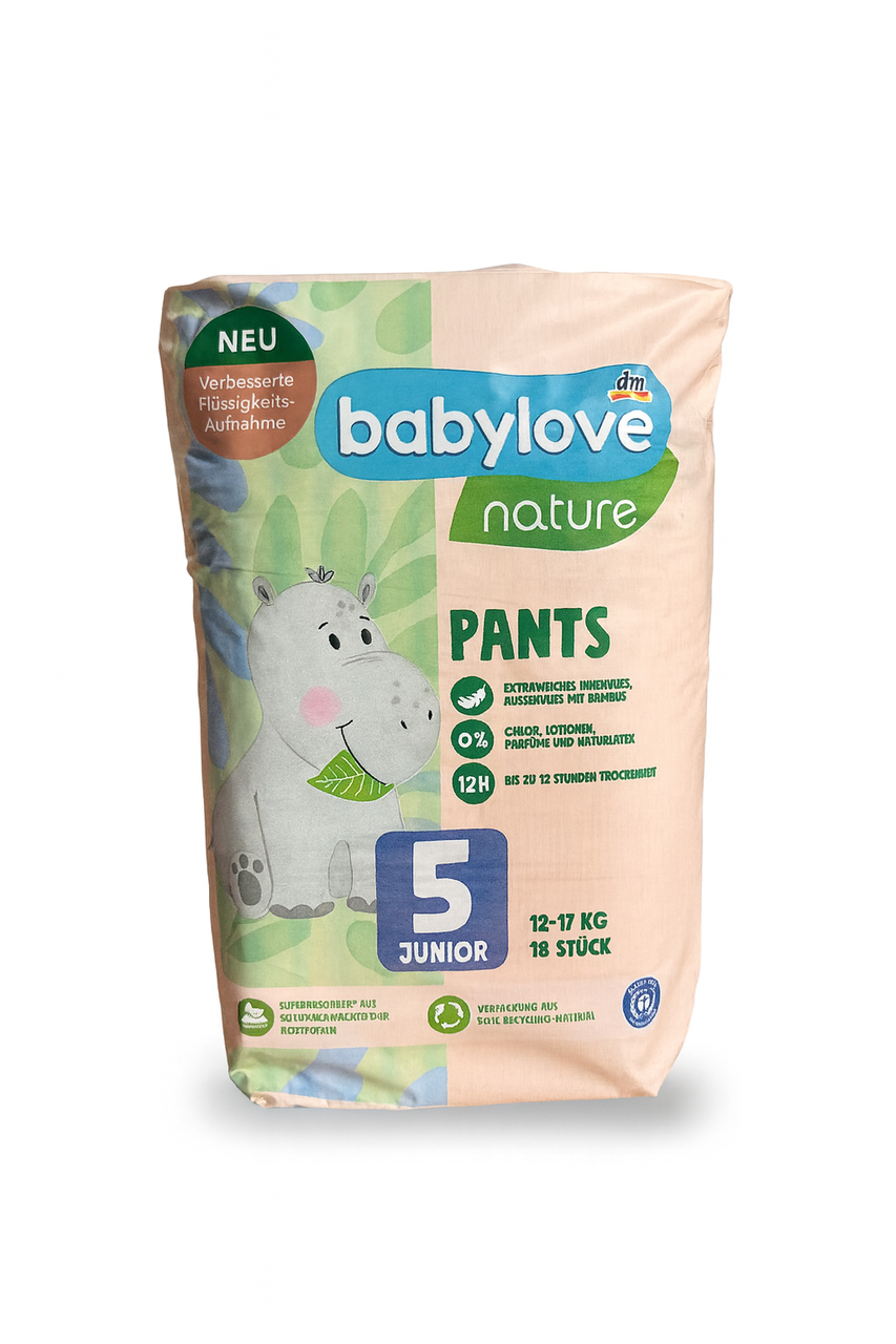 Підгузки-трусики еко Babylove nature 5 12-17 кг 18 шт. (2764531176) Підгузки-трусики еко Babylove nature 5 12-17 кг 18 шт. (2764531176)
