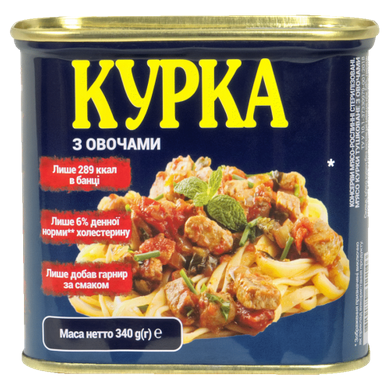 Курица с овощами PowerBANKa 340 г