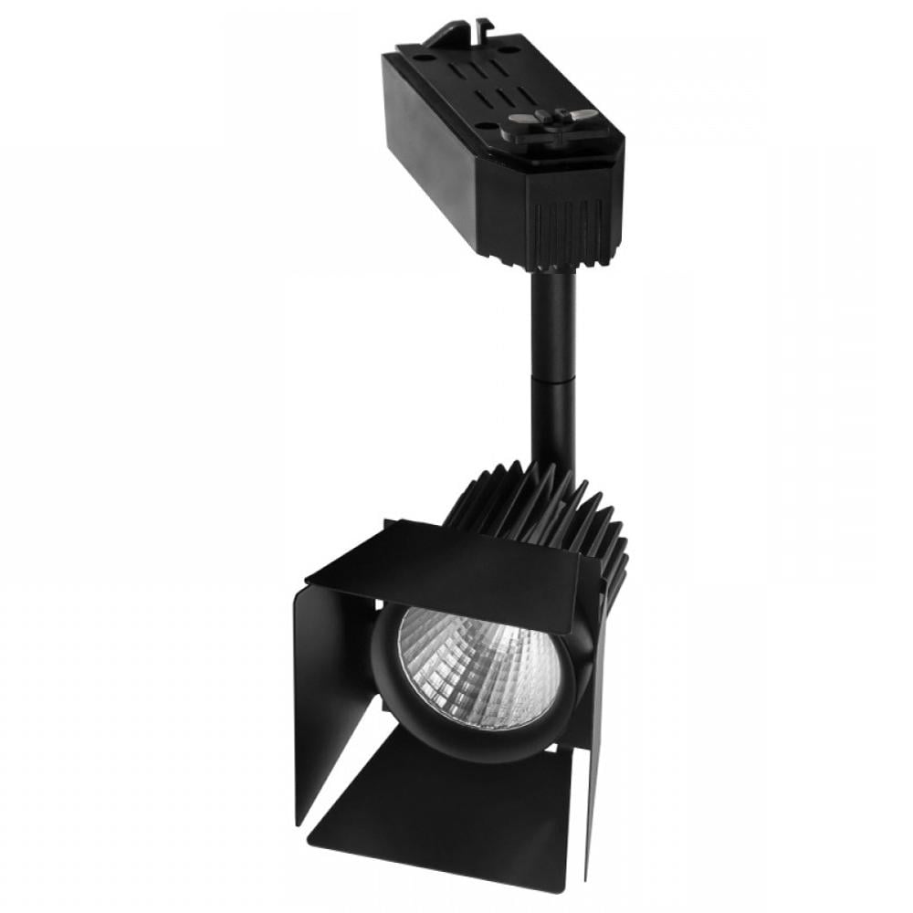 Светильник трековый поворотный Brille Led KW-207/7W NW BK (32-934)