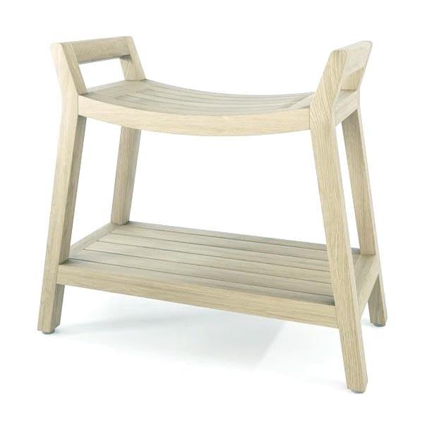 Табурет для ванной из дерева Аустен Бланже (ТВН-010301)