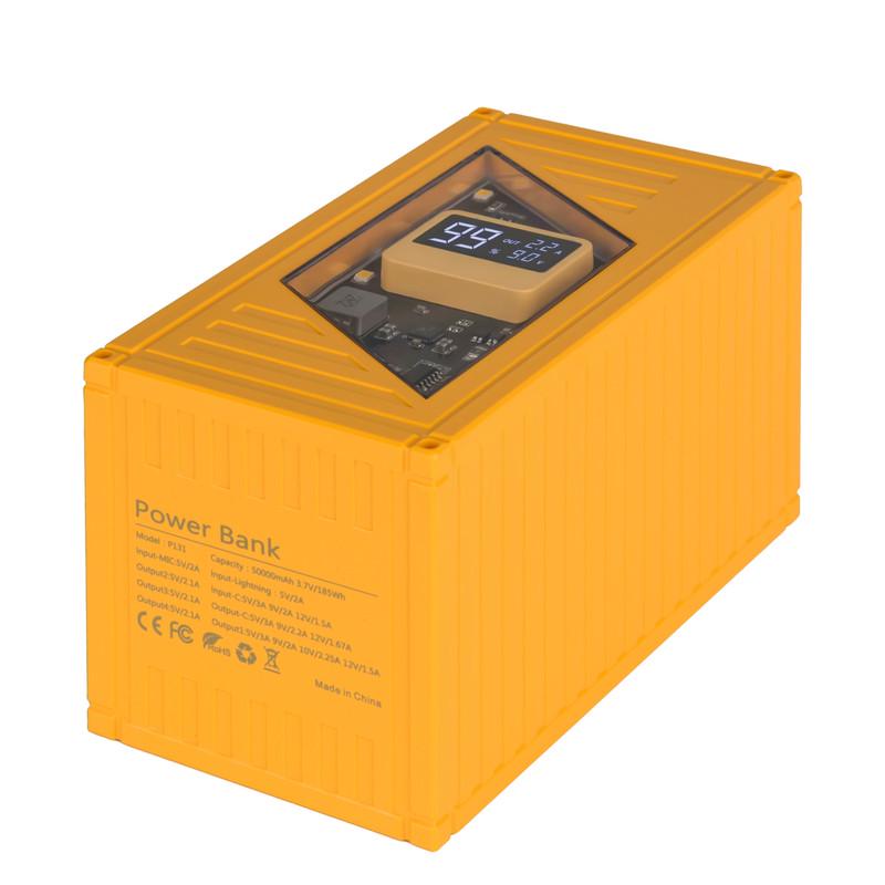 Повербанк Aura NRG-P50 50000 mAh 22,5W Yellow - фото 4