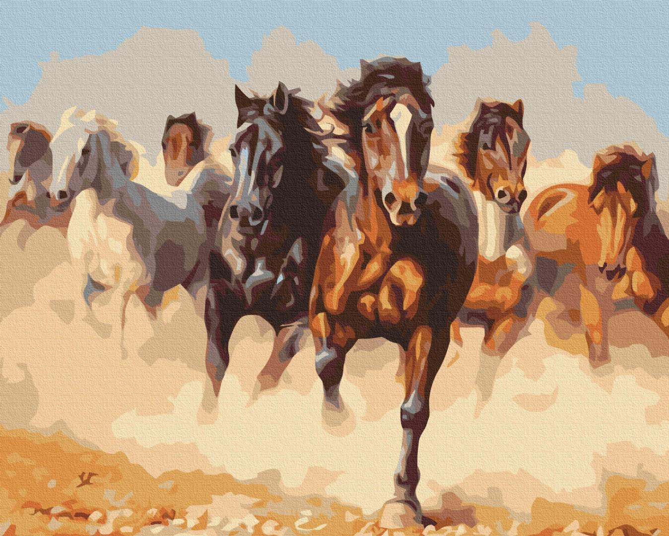 Картина за номерами Brushme Коні 48x60 см (BS8945L)
