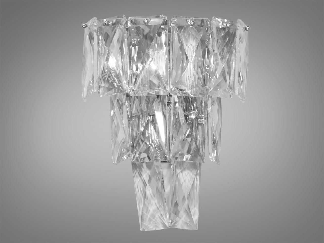 Бра классическое EcoLed из хрусталя 8008-1W-HR Черный