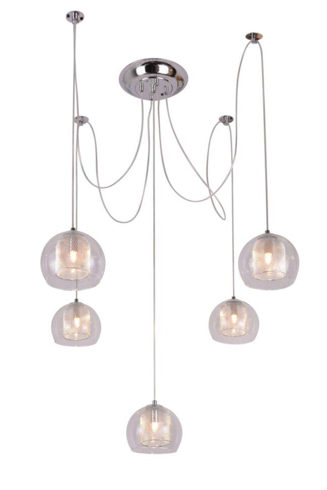 Люстра Blitz 5013 75x120 см Сіро-прозорий (5013-45)