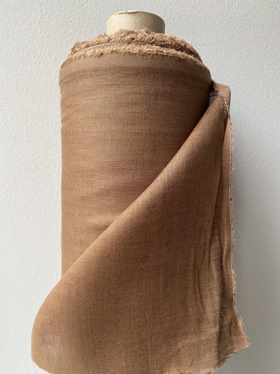 Тканина натуральна Linen Plus 100% льон марля Коричневий 1569/575