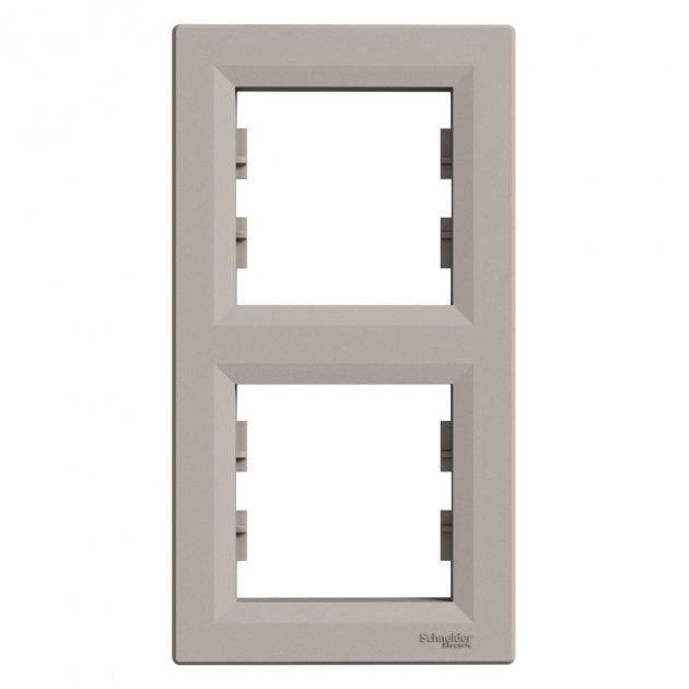 Рамка вертикальная Schneider Electric EPH5810269 Asfora 2 поста пластик Бронзовый (11485810) Рамка вертикальная Schneider Electric EPH5810269 Asfora 2 поста пластик Бронзовый (11485810)