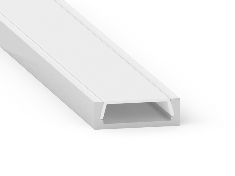 Профиль алюминиевый для светодиодной ленты LEDUA АЛ-02-2 анодированный накладной 1 м (3979)