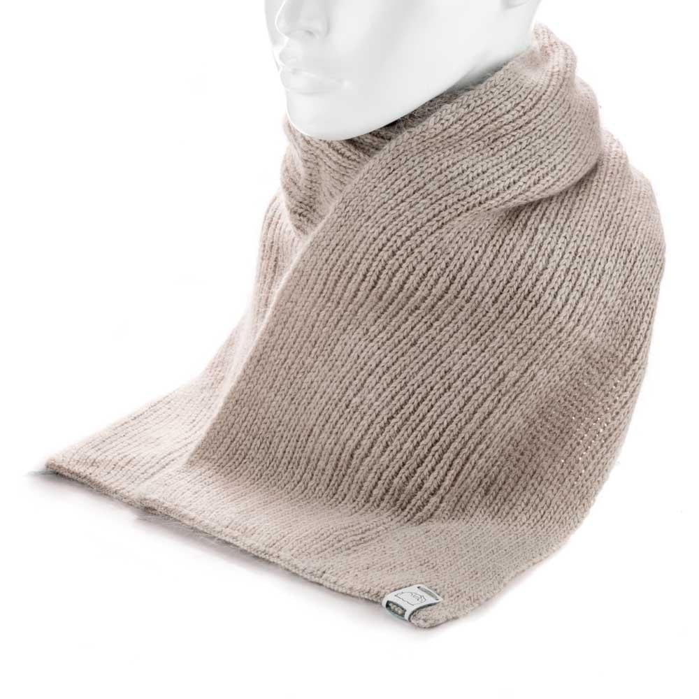 Шарф жіночий ангоровий теплий Atrics S901 м'який тонкого в'язання Бежевий - фото 1